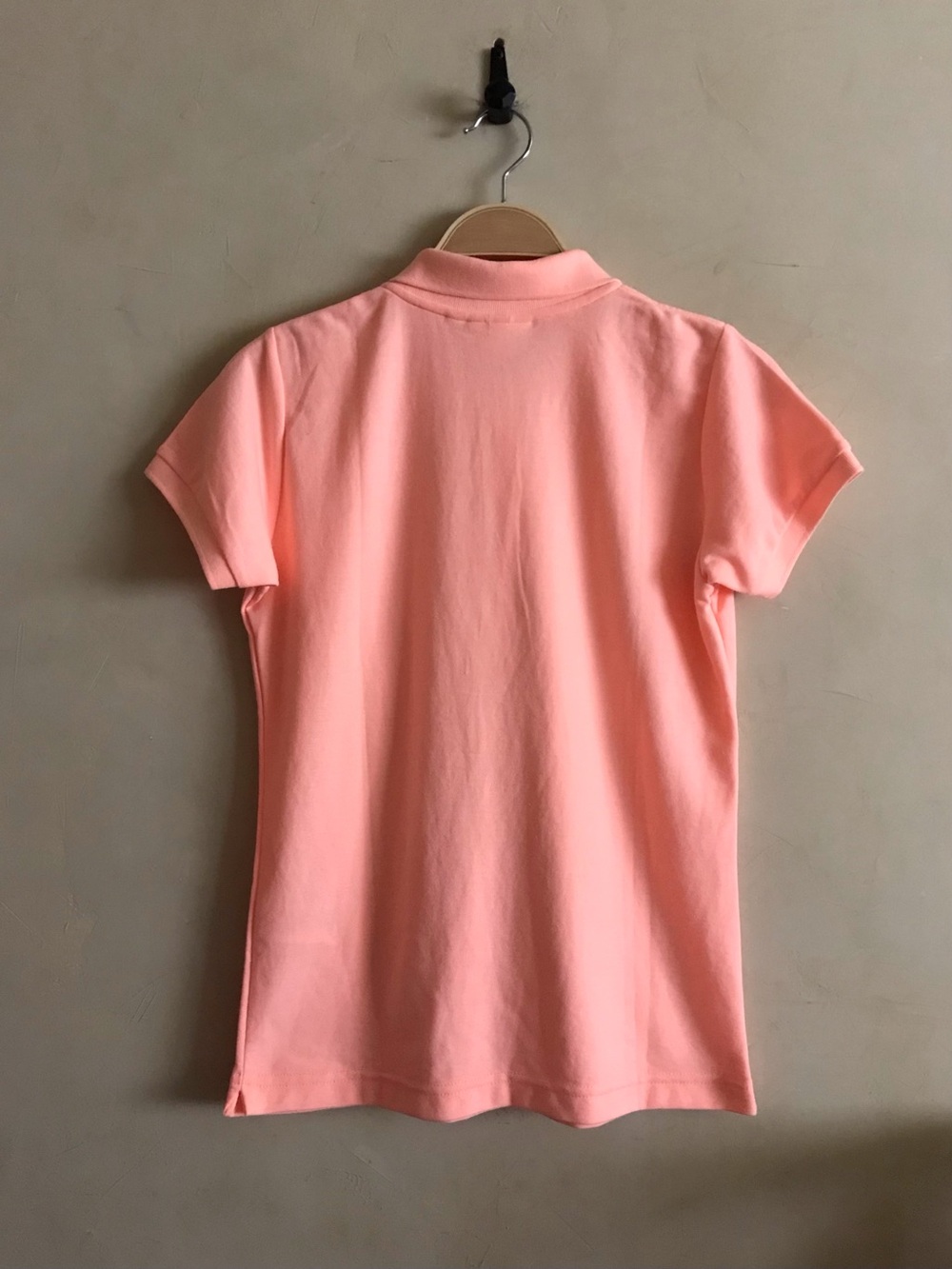 Lacoste Piqué Polo Salmon Color Shirt - Picture 3 of 6